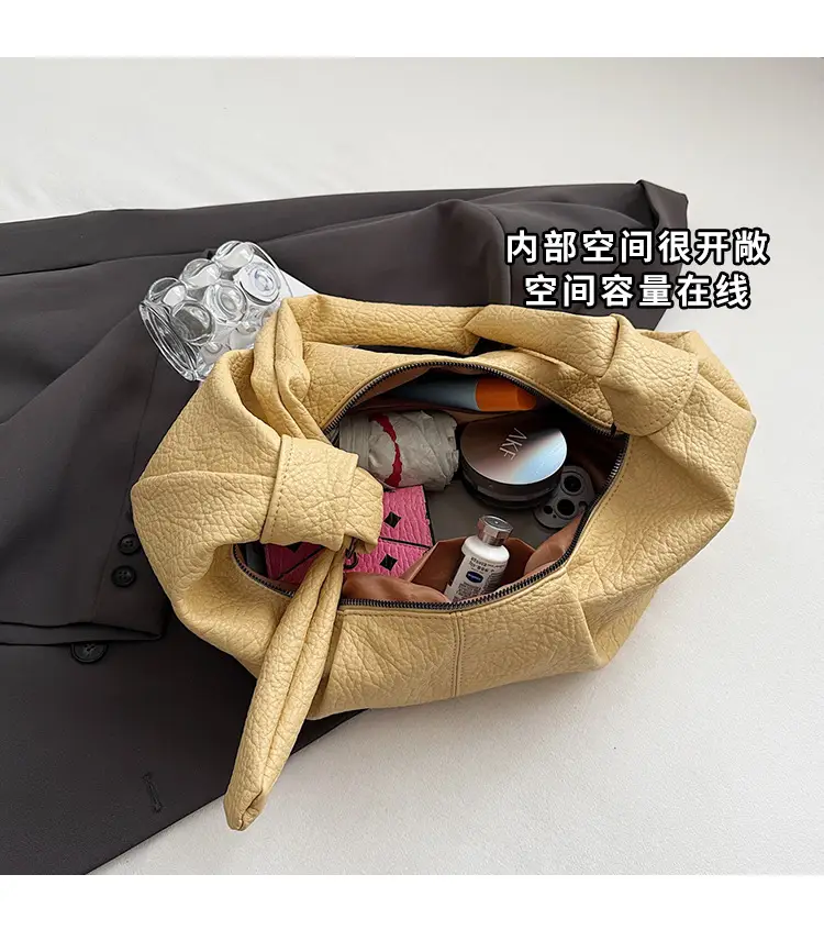 Vintage Pleated Shoulder Bag for Women Summer 2025 — feature 11