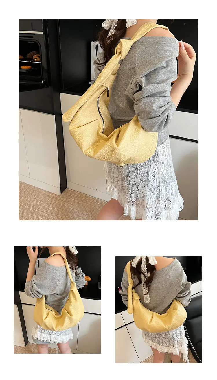 Vintage Pleated Shoulder Bag for Women Summer 2025 — feature 13