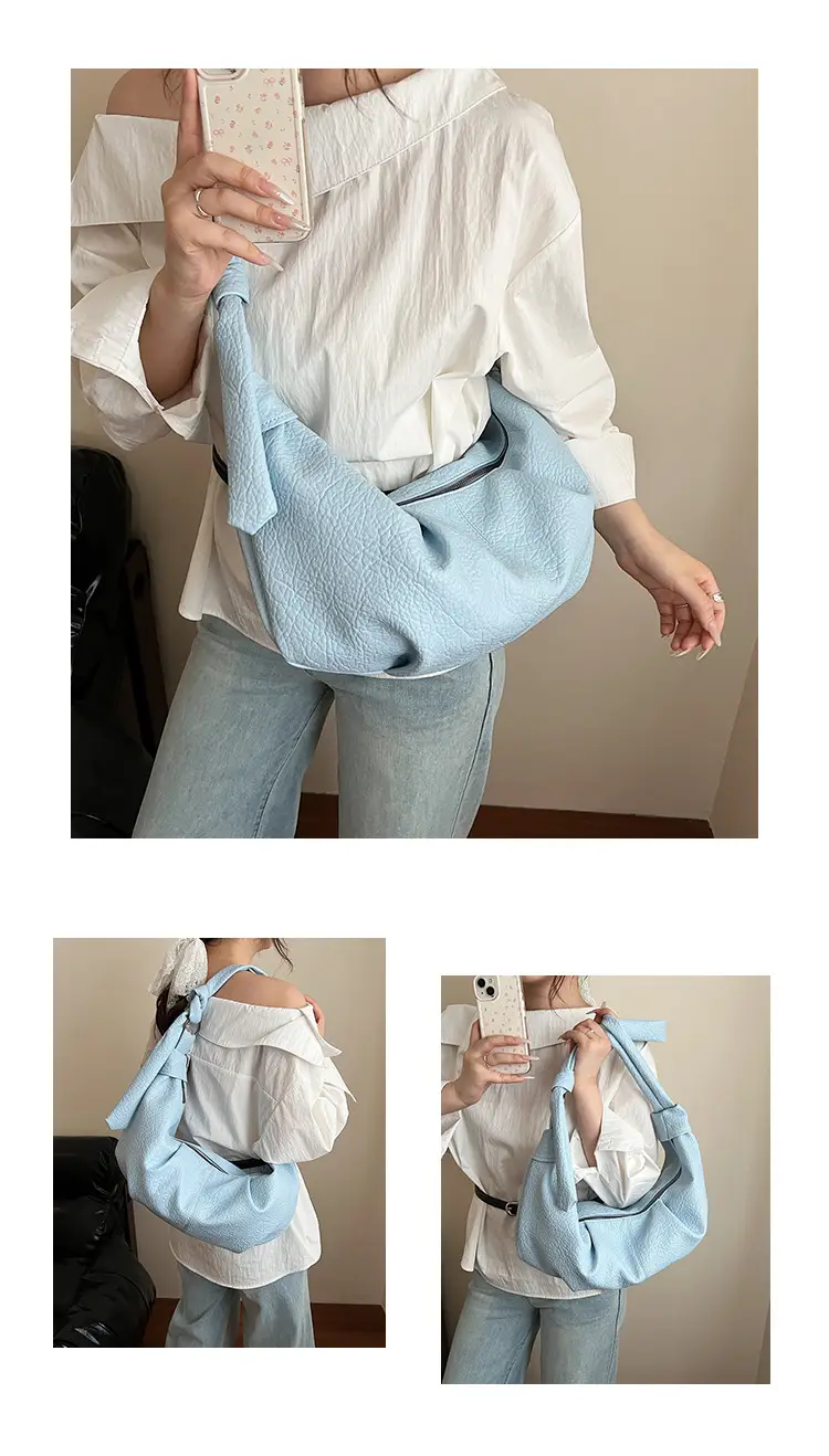 Vintage Pleated Shoulder Bag for Women Summer 2025 — feature 15