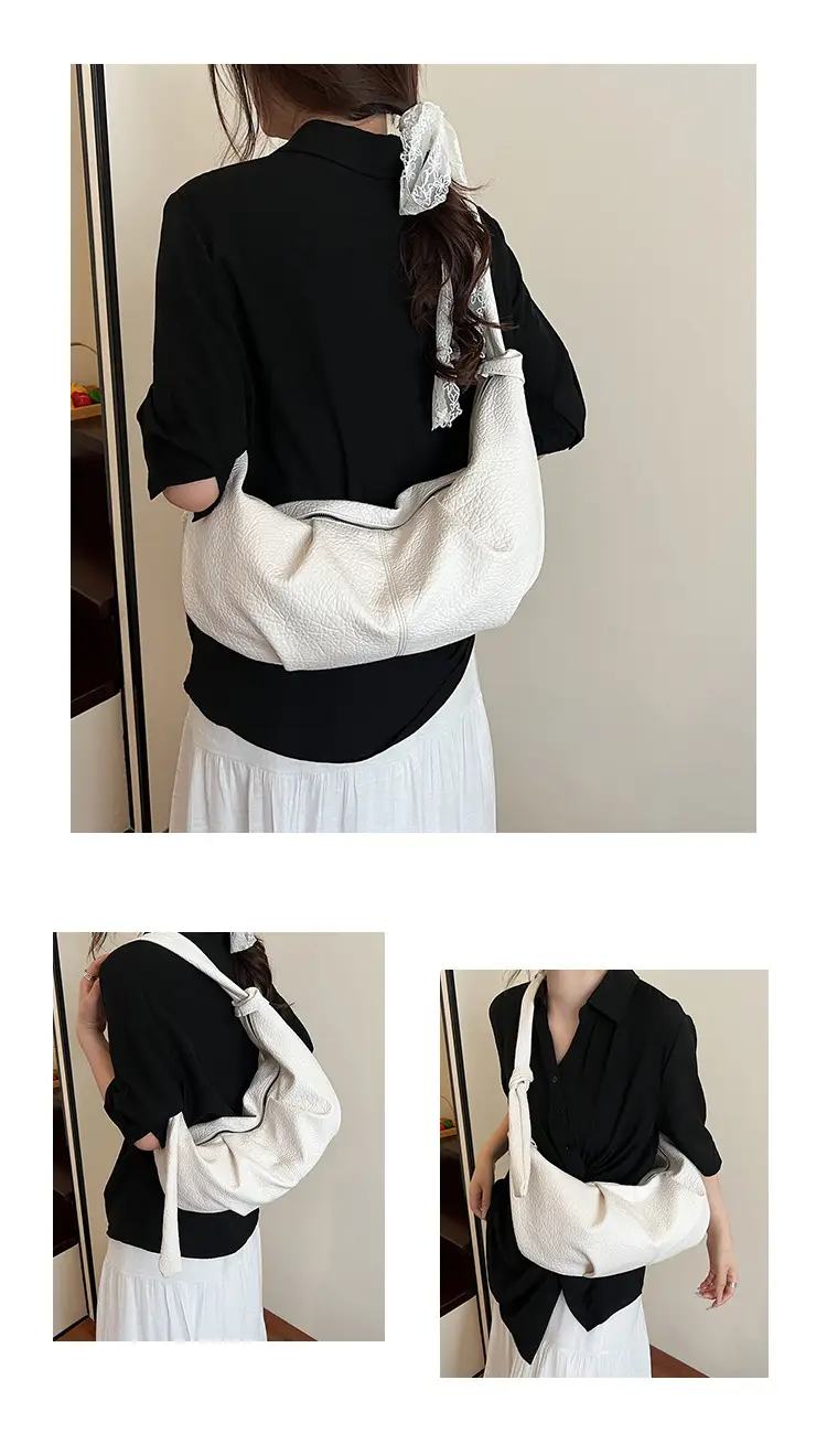 Vintage Pleated Shoulder Bag for Women Summer 2025 — feature 16