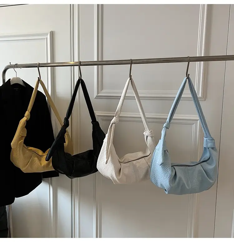 Vintage Pleated Shoulder Bag for Women Summer 2025 — feature 17