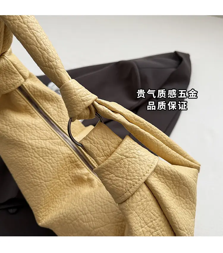 Vintage Pleated Shoulder Bag for Women Summer 2025 — feature 7