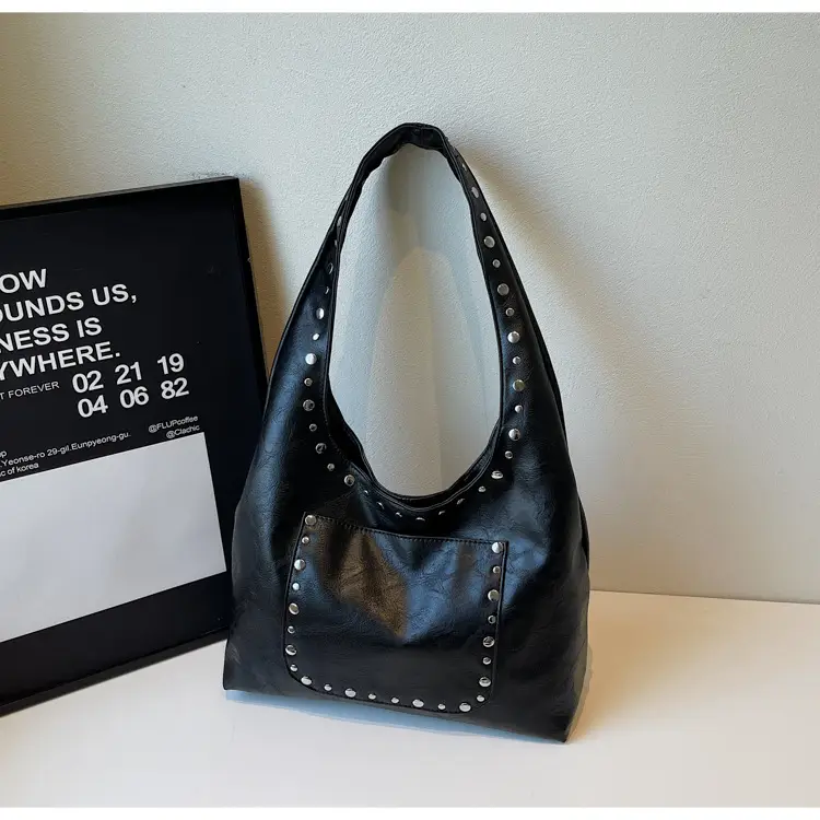 Retro Rivet Shoulder Bag European American Fashion — feature 25