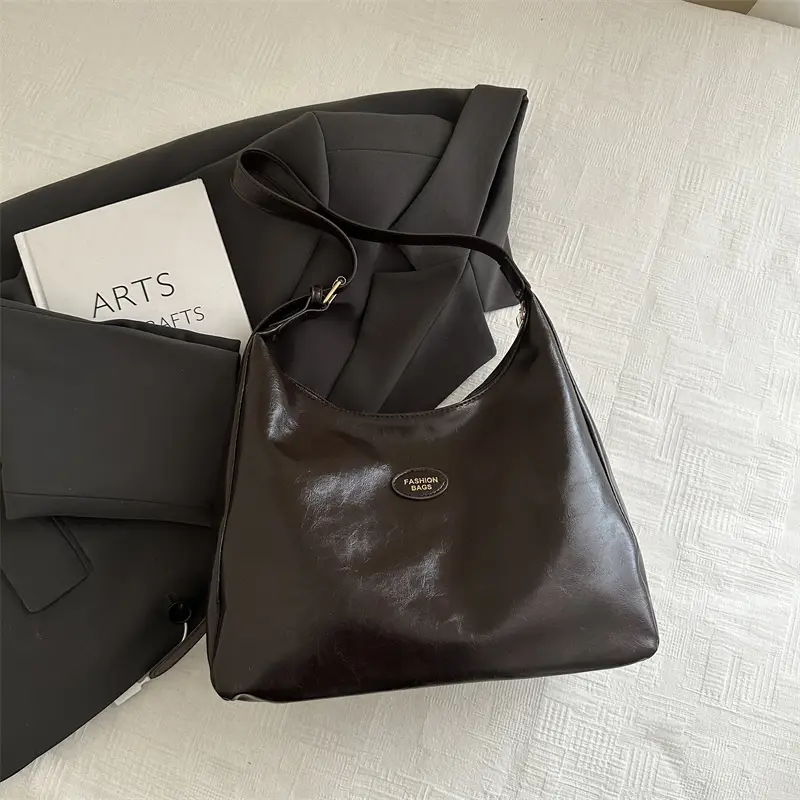 Brown Leather Shoulder Bag for Women 2025 - Image 2