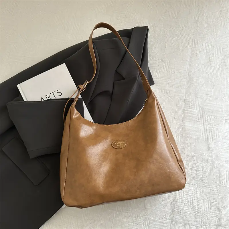 Brown Leather Shoulder Bag for Women 2025 - Image 3
