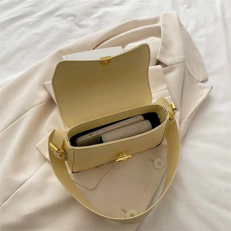 Trendy Black Gold Plated Shoulder Bag for Women - Image 7