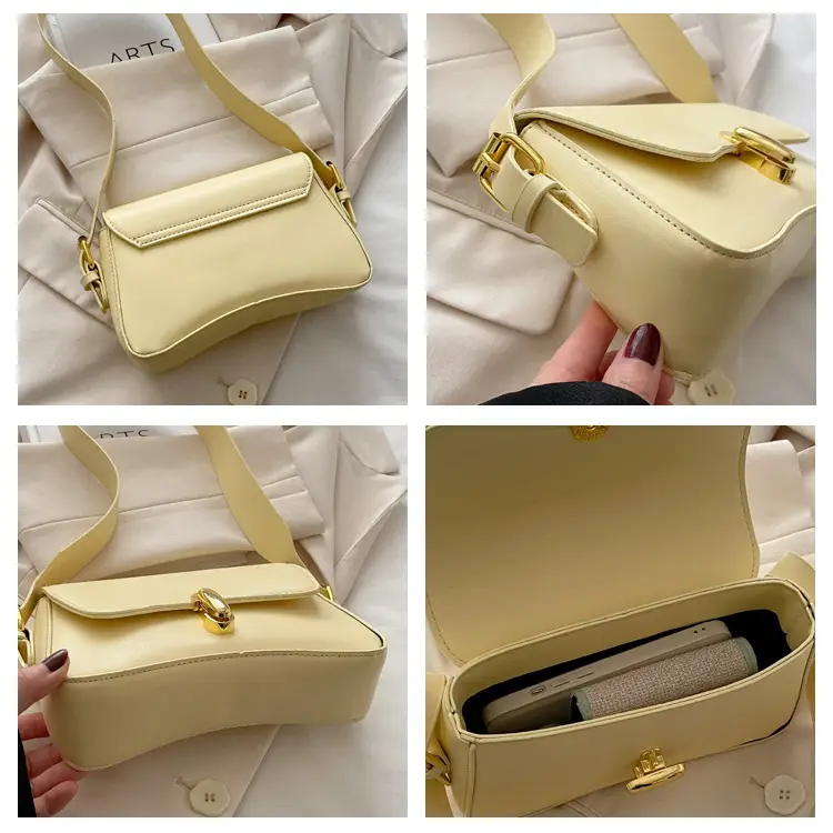 Trendy Black Gold Plated Shoulder Bag for Women — feature 7