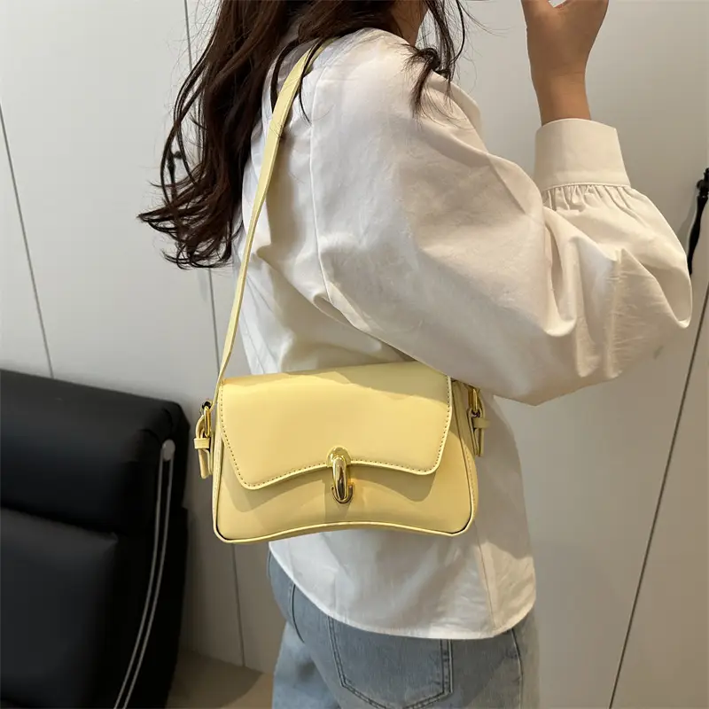 Trendy Black Gold Plated Shoulder Bag for Women - Image 5