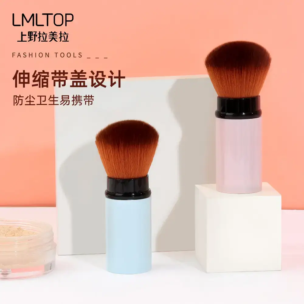 Lmltop Large Retractable Makeup Brush Blush Powder Brush - Image 3
