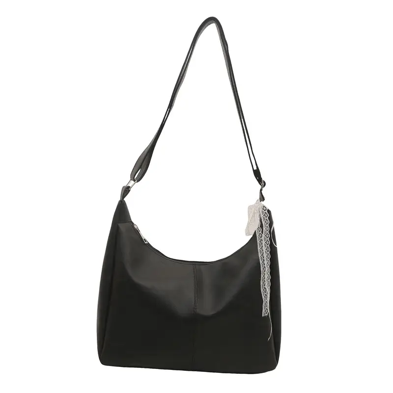 Women's Large Capacity Tote Bag Brown Black Brown - Image 8
