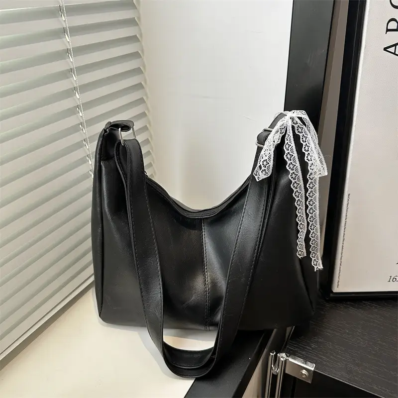 Women's Large Capacity Tote Bag Brown Black Brown — feature 29