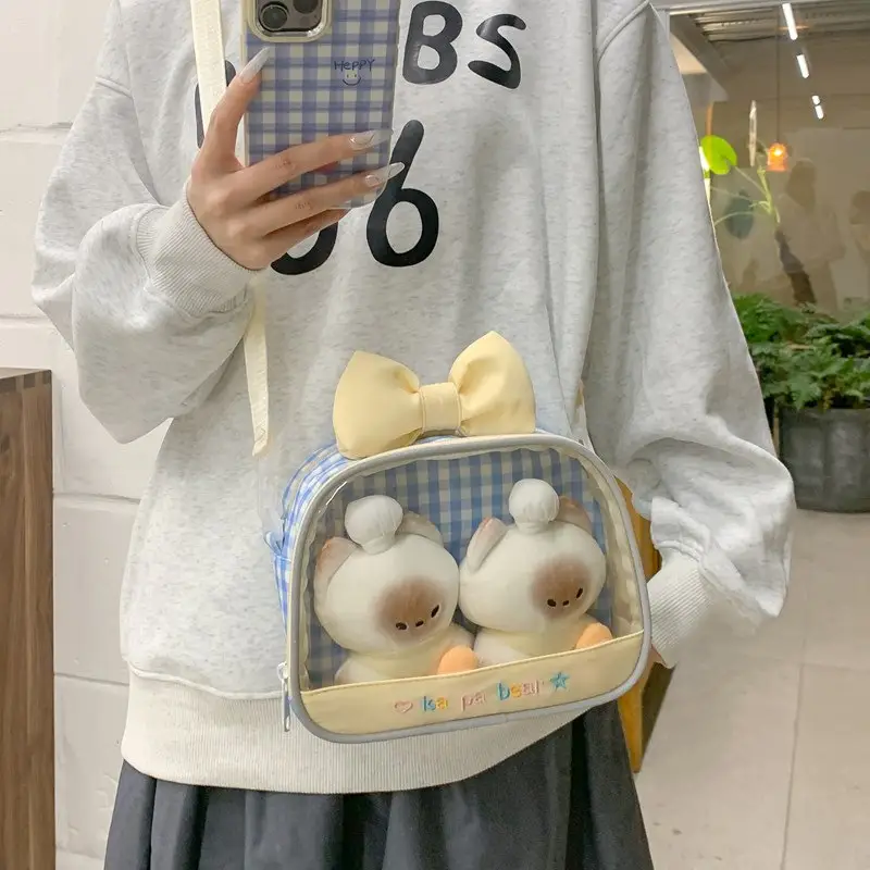 Cute Transparent Crossbody Bag for Girls