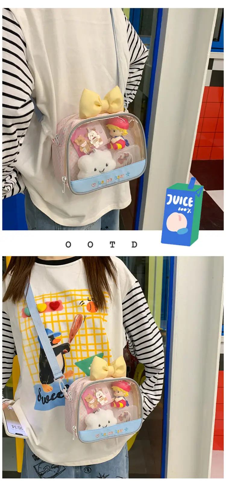 Cute Transparent Crossbody Bag for Girls — feature 13