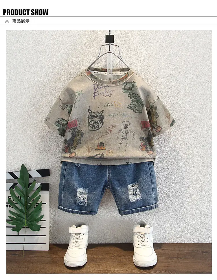 8186 Boys Short Sleeve T-Shirt 2026 New Style Kids — feature 6