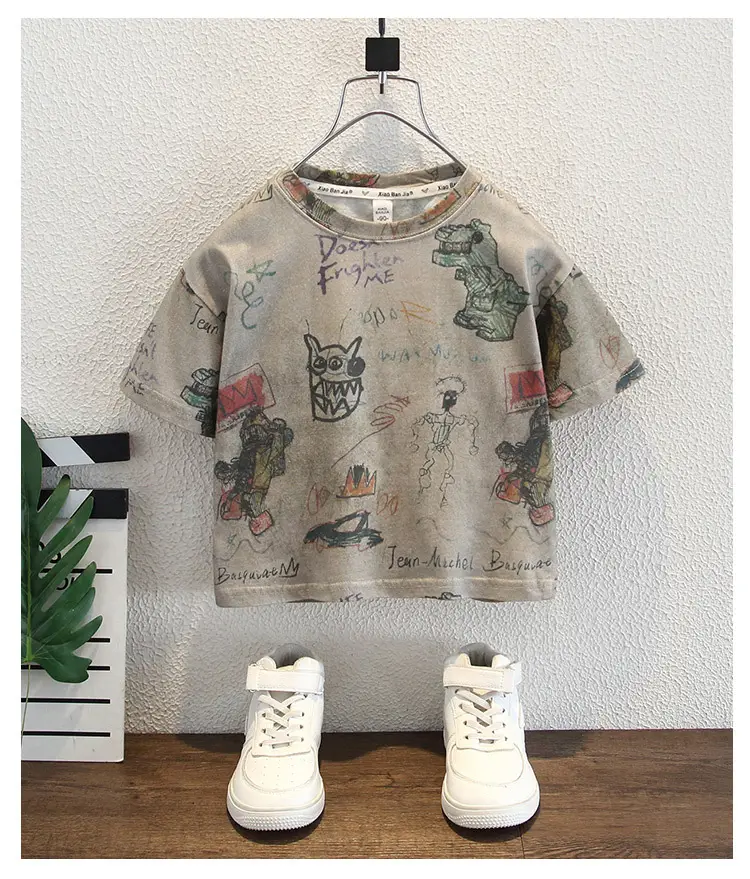 8186 Boys Short Sleeve T-Shirt 2026 New Style Kids — feature 9