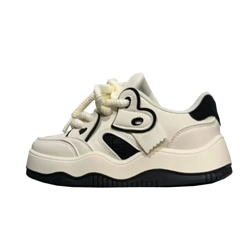 Popular White Shoes for Women, New 2025 Spring & Fall Versatile Women's Ins Trendy Niche Thick-Soled Casual Shoes for Women - Image 7