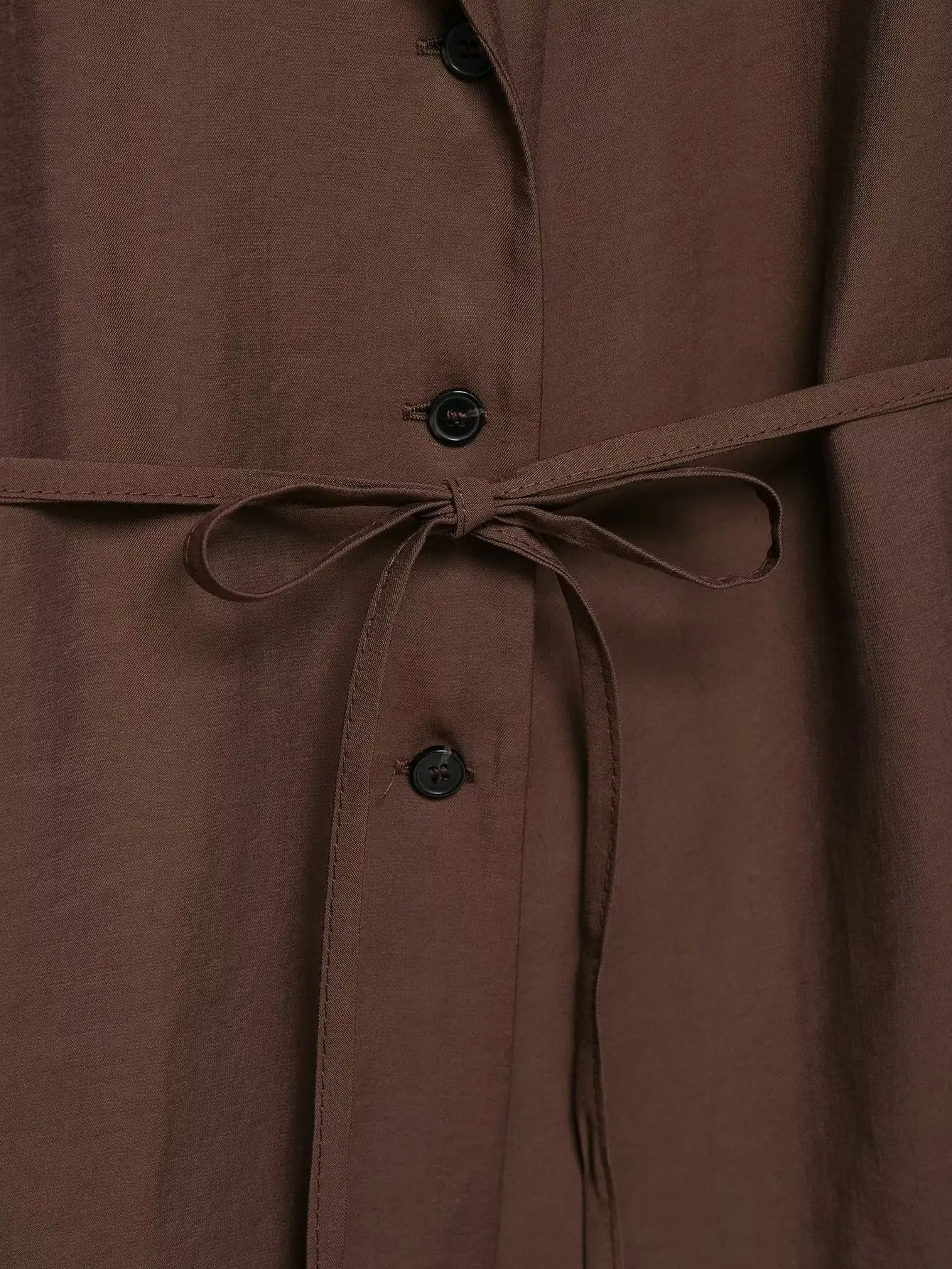 Brown Belted Jacket Suit for Women — feature 10