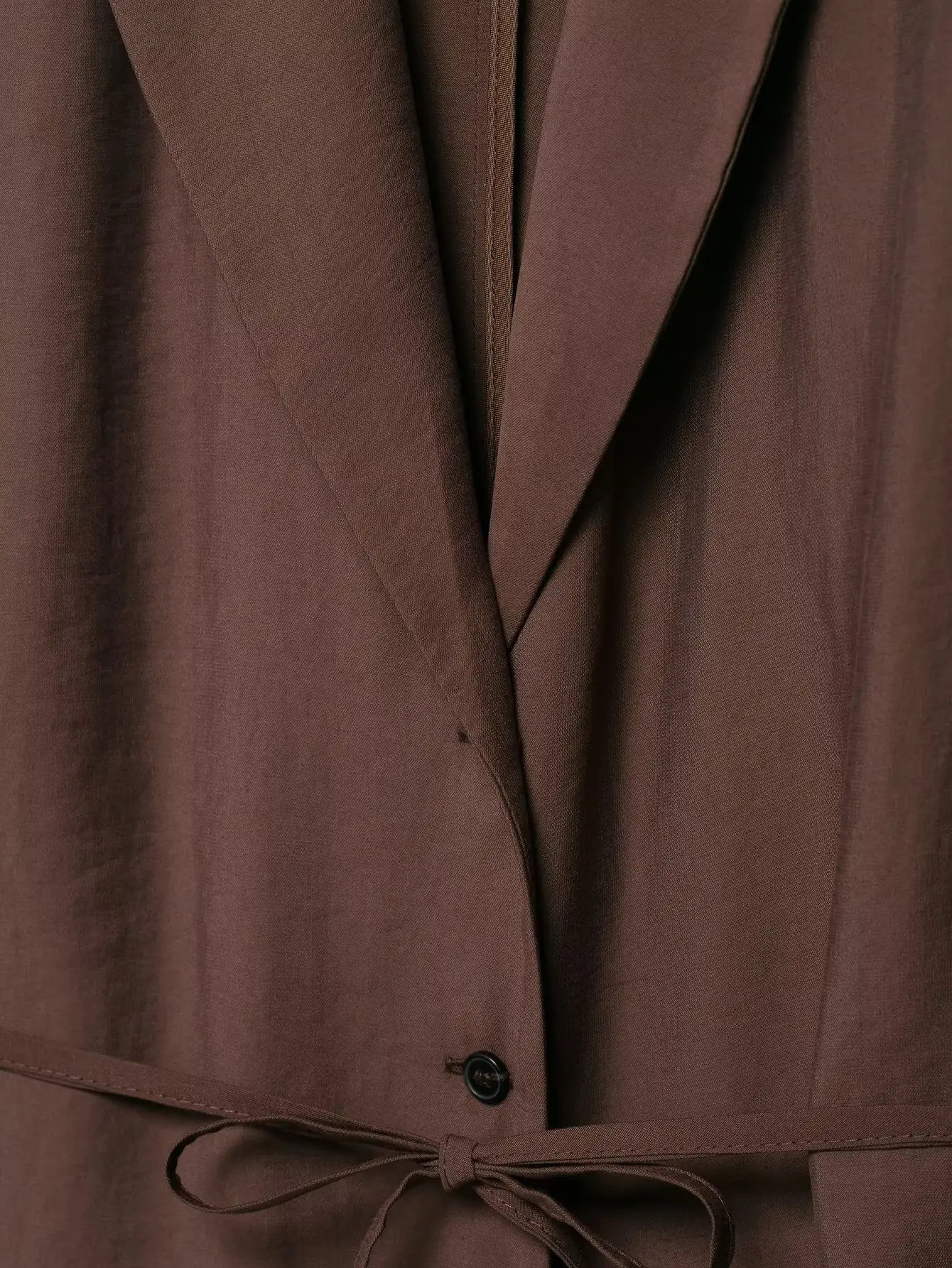 Brown Belted Jacket Suit for Women — feature 11