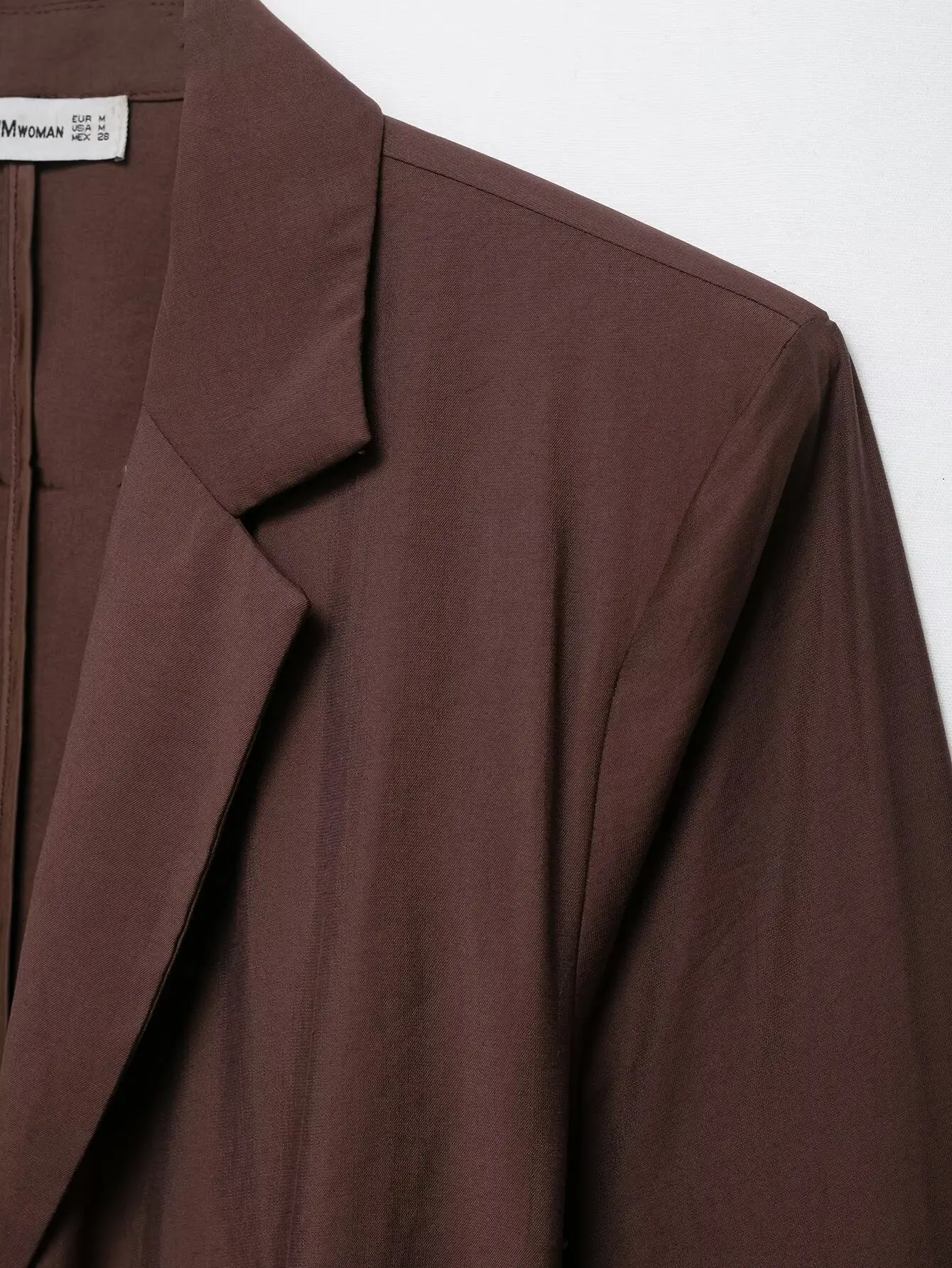 Brown Belted Jacket Suit for Women — feature 12