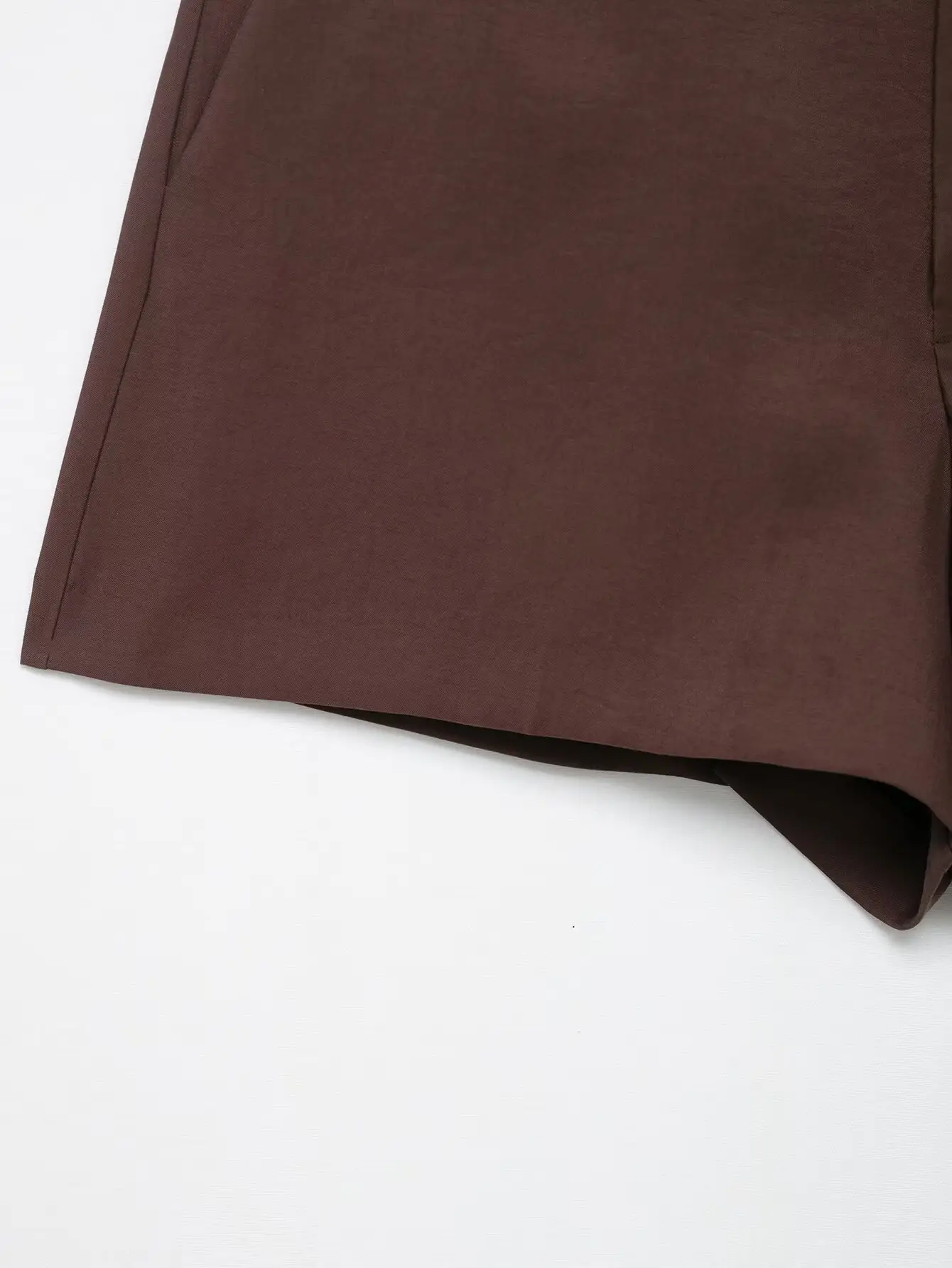 Brown Belted Jacket Suit for Women — feature 17