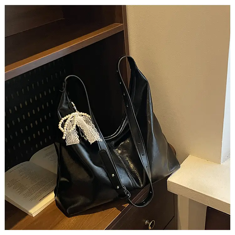 Silver Crossbody Bag for Women with Lace Trim — feature 25