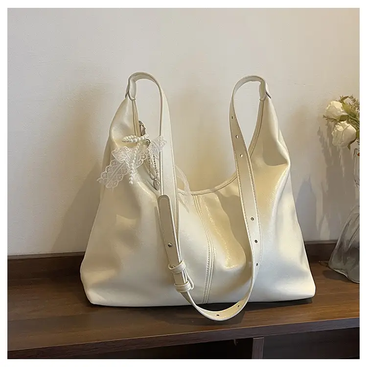 Silver Crossbody Bag for Women with Lace Trim — feature 28