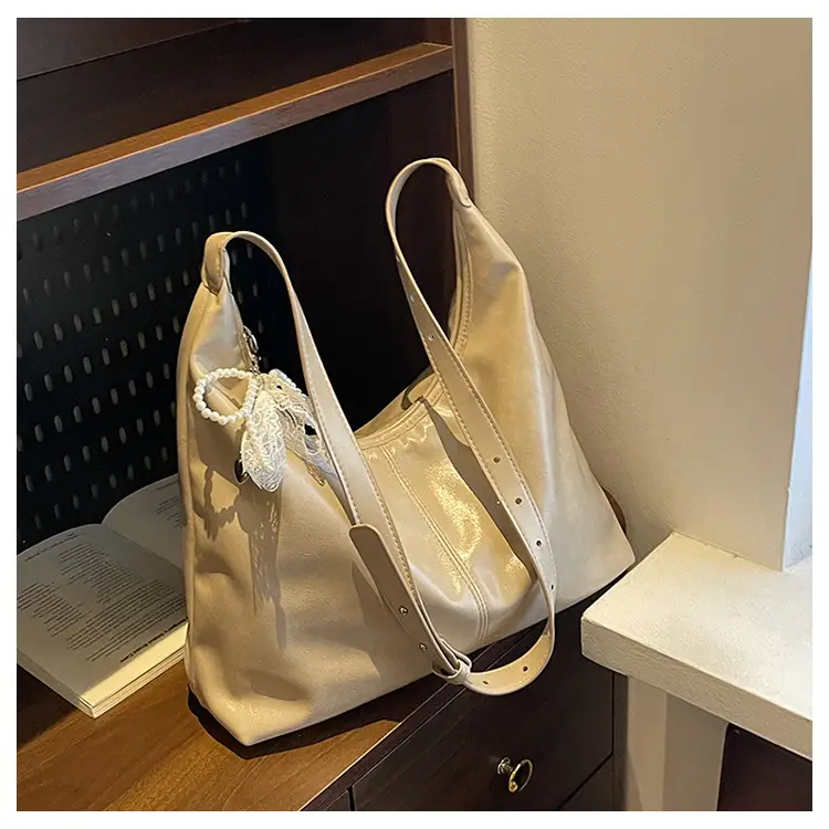 Silver Crossbody Bag for Women with Lace Trim — feature 30
