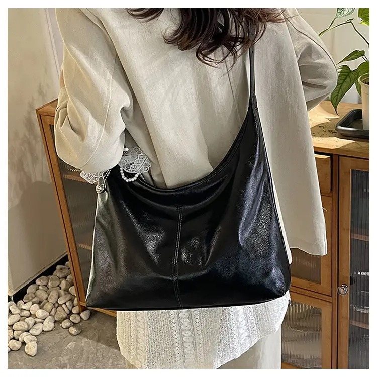 Silver Crossbody Bag for Women with Lace Trim — feature 8