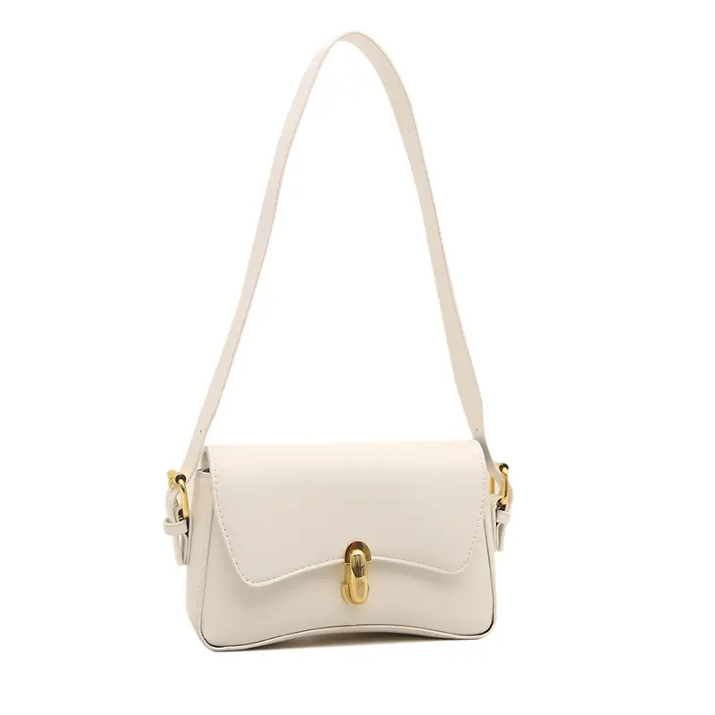 White Korean Style Shoulder Bag 2025 Summer - Image 10