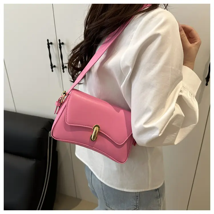 White Korean Style Shoulder Bag 2025 Summer — feature 10