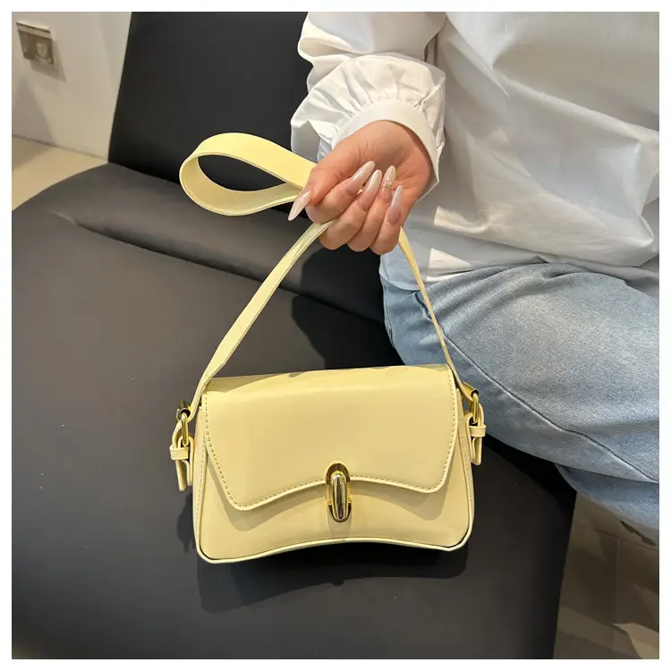 White Korean Style Shoulder Bag 2025 Summer — feature 15