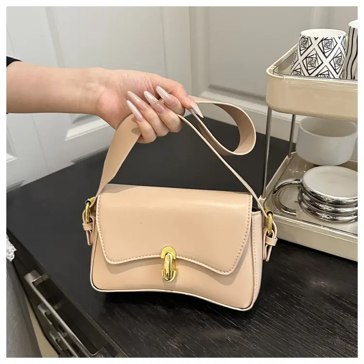White Korean Style Shoulder Bag 2025 Summer — feature 18