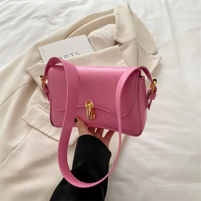 White Korean Style Shoulder Bag 2025 Summer - Image 3