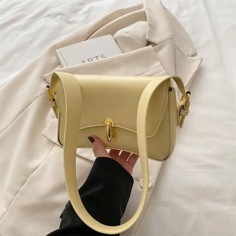 White Korean Style Shoulder Bag 2025 Summer - Image 4