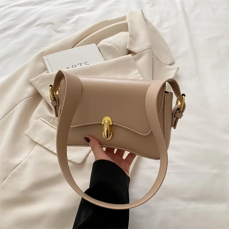 White Korean Style Shoulder Bag 2025 Summer - Image 5