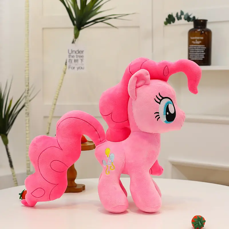 New Cute Pony Baby Li Plush Toy Doll Rainbow Pony Doll Unicorn Children's Birthday Gift