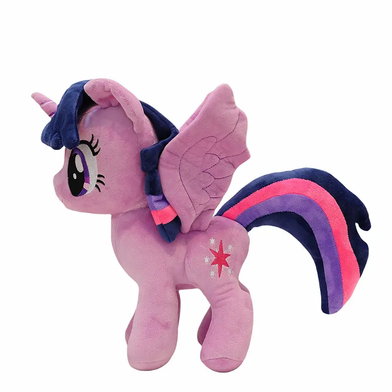 New Cute Pony Baby Li Plush Toy Doll Rainbow Pony Doll Unicorn Children's Birthday Gift