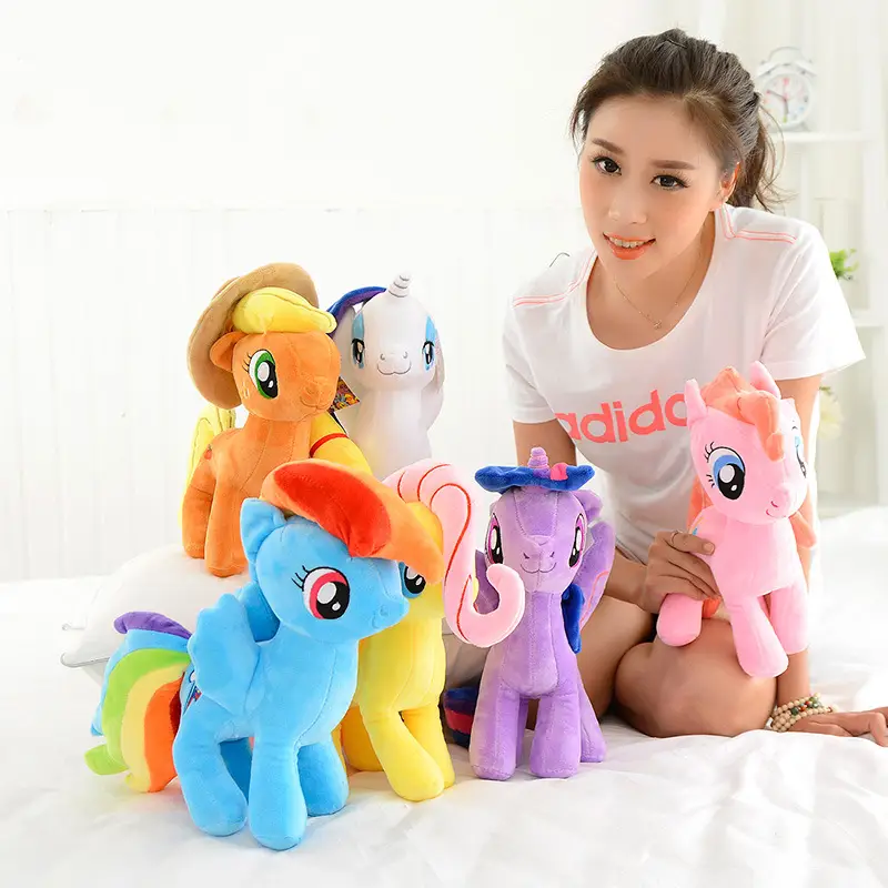 New Cute Pony Baby Li Plush Toy Doll Rainbow Pony Doll Unicorn Children's Birthday Gift — feature 16