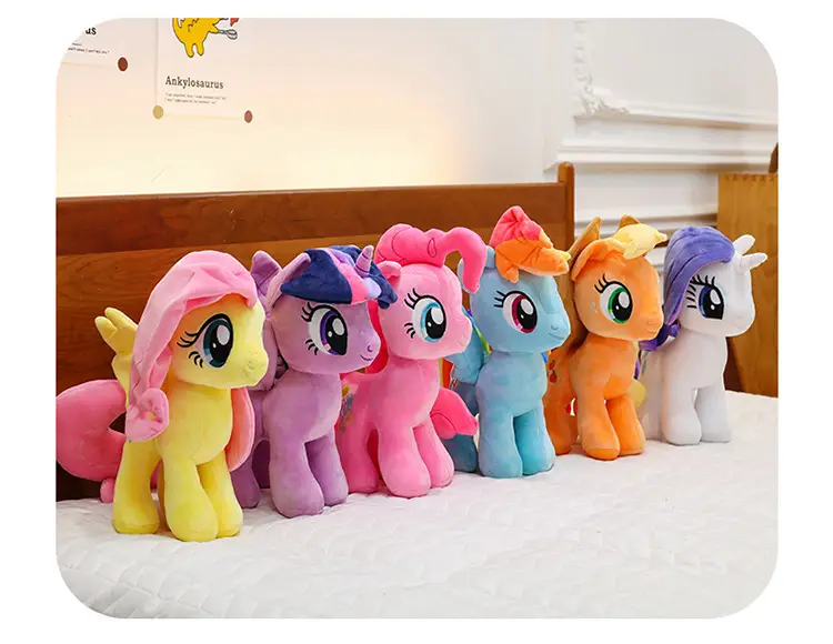 New Cute Pony Baby Li Plush Toy Doll Rainbow Pony Doll Unicorn Children's Birthday Gift — feature 9