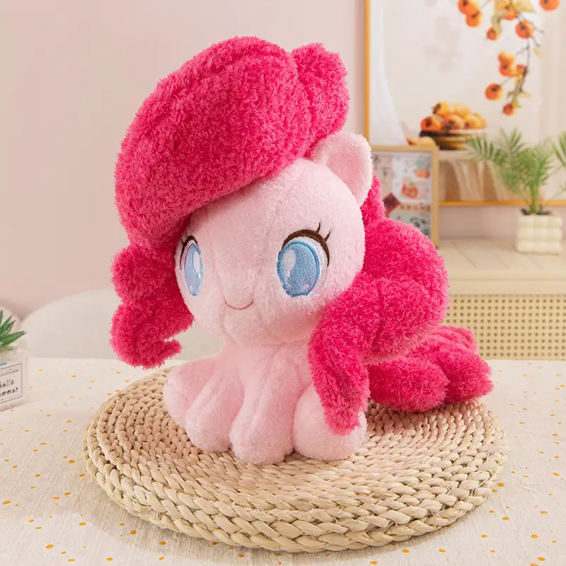 New Cute Pony Baby Li Plush Toy Doll Rainbow Pony Doll Unicorn Children's Birthday Gift