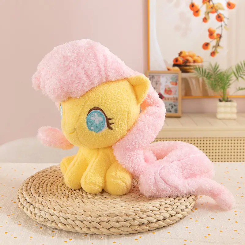 New Cute Pony Baby Li Plush Toy Doll Rainbow Pony Doll Unicorn Children's Birthday Gift