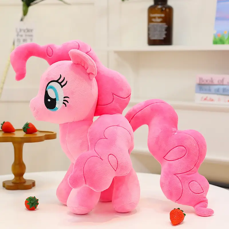 New Cute Pony Baby Li Plush Toy Doll Rainbow Pony Doll Unicorn Children's Birthday Gift