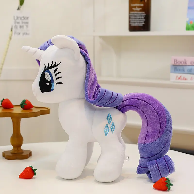 New Cute Pony Baby Li Plush Toy Doll Rainbow Pony Doll Unicorn Children's Birthday Gift