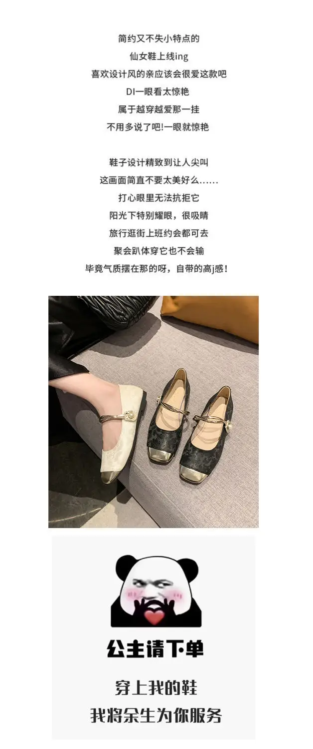 French-Style Mary Jane Shoes for Women, 2026 New Summer Model, Elegant Casual Versatile Chinese-Style Single-Strap Shallow Shoes — feature 2