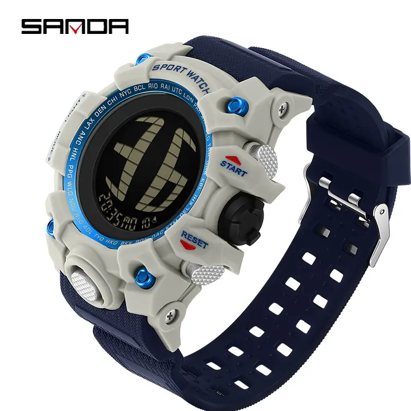 Sanda Waterproof Luminous Sports Watch for Men - Image 13