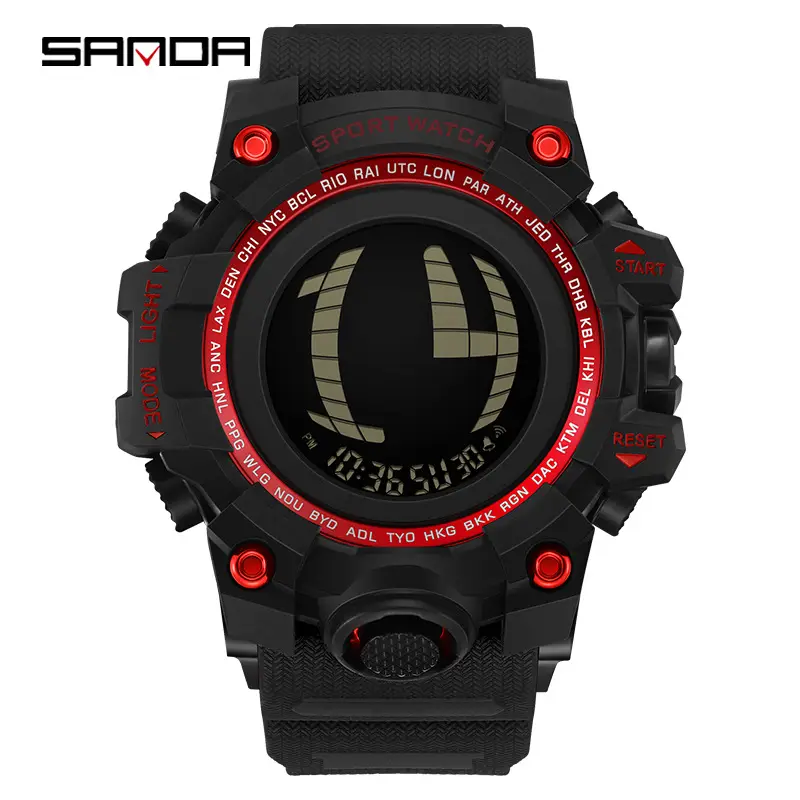 Sanda Waterproof Luminous Sports Watch for Men - Image 5