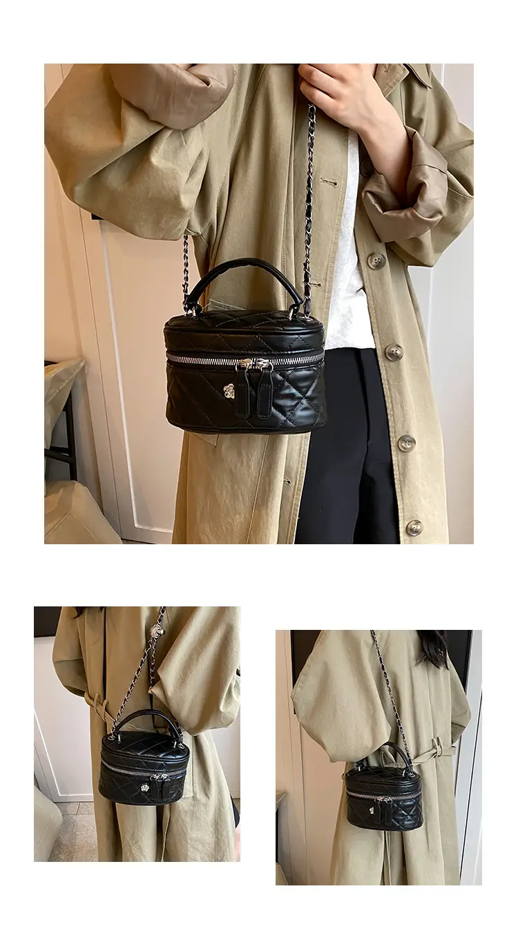 Crossbody Bag with Chain Strap Beige 2025 Design — feature 5