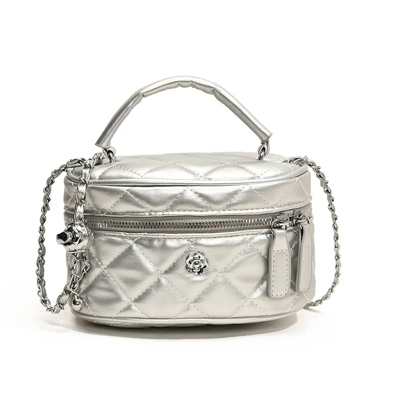 Crossbody Bag with Chain Strap Beige 2025 Design