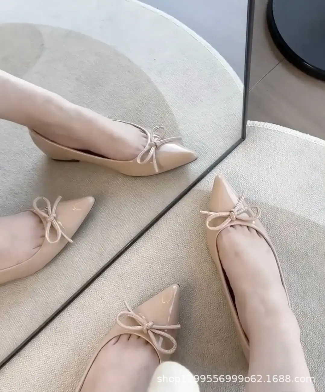 French Style Bow Flat Shoes Women Black 2025 — feature 8