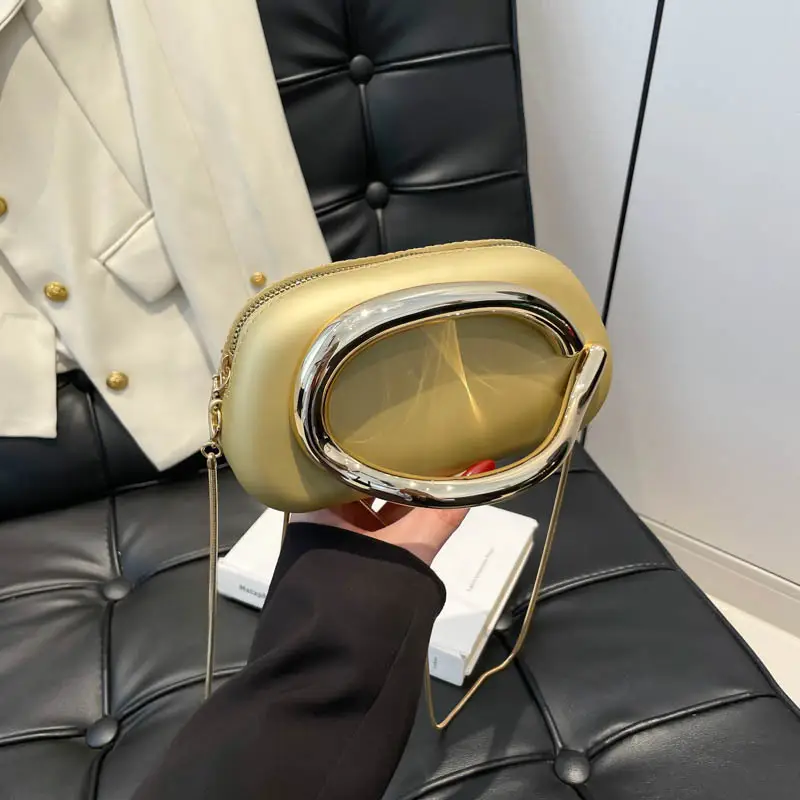 2025 Candy Color European American Fashion Wedding Party Evening Bag Vintage Metal Shoulder Bag - Image 11